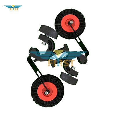 पॉलिशिंग ब्लैक ब्रश व्हील ऑफसेट प्रिंटिंग स्पेयर पार्ट्स फॉर इंडस्ट्रियल प्रिंटिंग व्हील