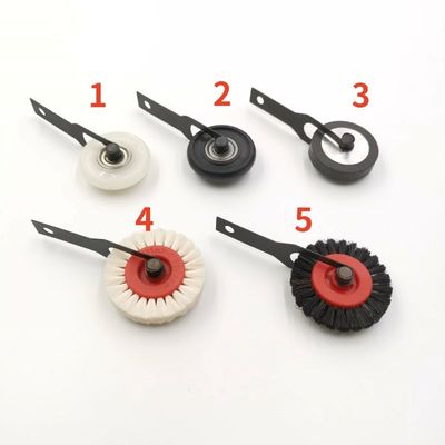 चीनी हार्ड ब्रश व्हील प्रिंटर मशीन फीडर समर्थन के साथ ब्रश