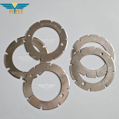 हीडलबर्ग स्टील फोल्डिंग मशीन काटने के ब्लेड सफेद स्टील में यू/वी आकार के विकल्प