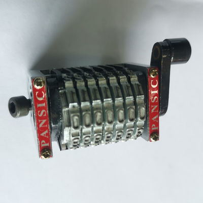 ब्लू पैकेज 7 डिजिट लेटरप्रेस नंबरिंग मशीन फॉरवर्ड पार्ट्स प्रिंटर स्पेयर्स