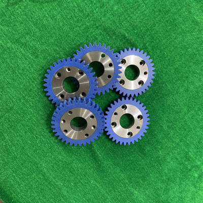 सकुरा मशीन के पुर्जों के लिए 33 टीथ ब्लू गियर आयरन प्रिंटिंग प्रेस स्पेयर पार्ट्स