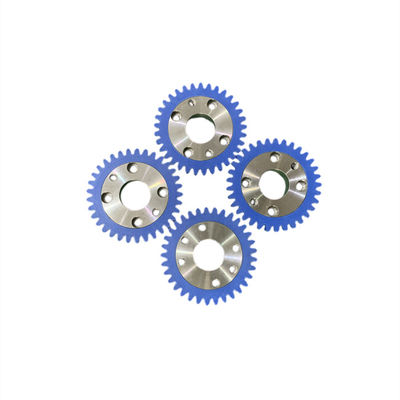 सकुरा मशीन के पुर्जों के लिए 33 टीथ ब्लू गियर आयरन प्रिंटिंग प्रेस स्पेयर पार्ट्स