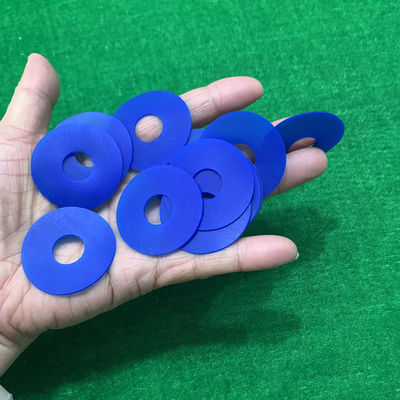 ऑफसेट प्रिंटिंग मशीन रिप्लेसमेंट पार्ट्स के लिए 38x15x0.8 मिमी नीला रंग फ्लैट रबर सकर