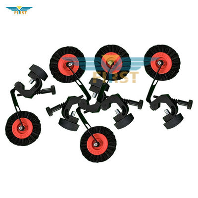 हीडलबर्ग ब्लैक व्हील ब्रश सपोर्ट मेटल एसएम74 प्रिंटिंग पार्ट्स OEM उपलब्ध हैं