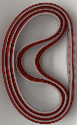 एचडी तेल प्रतिरोधी लाल रबर बेल्ट के लिए विभिन्न मोटाई वाली पीवीसी सक्शन बेल्ट