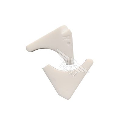 सफेद रंग की प्लेट हीडलबर्ग मशीन भागों अंत ब्लॉक प्लेट भागों