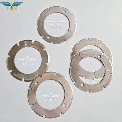 हीडलबर्ग स्टील फोल्डिंग मशीन काटने के ब्लेड सफेद स्टील में यू/वी आकार के विकल्प