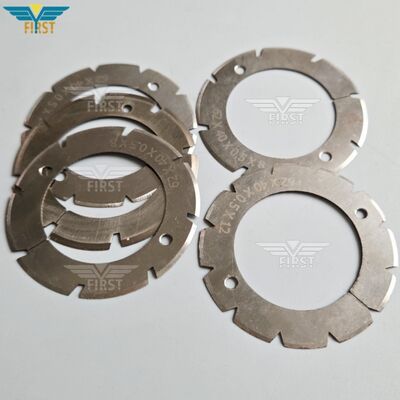 हीडलबर्ग स्टील फोल्डिंग मशीन काटने के ब्लेड सफेद स्टील में यू/वी आकार के विकल्प