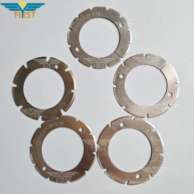 हीडलबर्ग-स्टेल फोल्डिंग मशीन काटना चाकू सफेद स्टील में - पहनने के प्रतिरोध के लिए यू और वी के आकार के विकल्प