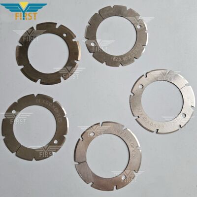 हीडलबर्ग स्टील फोल्डिंग मशीन काटने के ब्लेड सफेद स्टील में यू/वी आकार के विकल्प